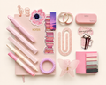 Blush Pink Stationery Set – Aesthetic Desk Kit 🌸