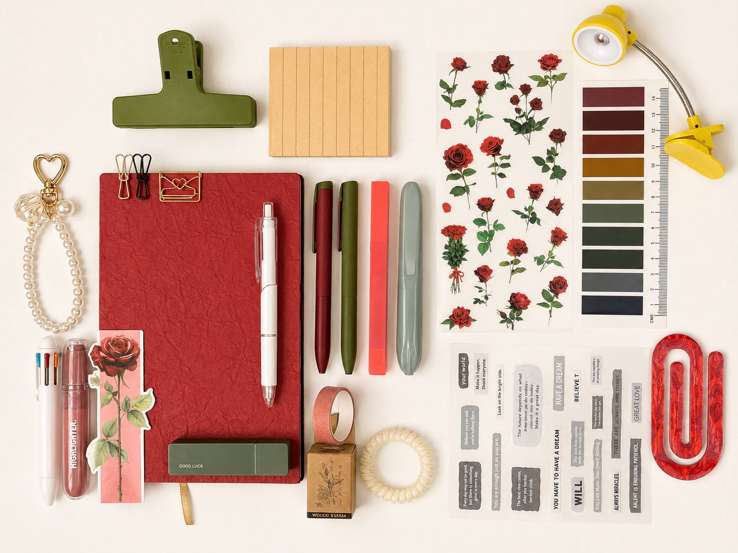❤️🌹Red Rose Stationery Box
