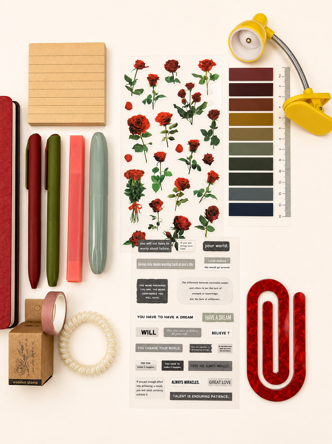 ❤️🌹Red Rose Stationery Box