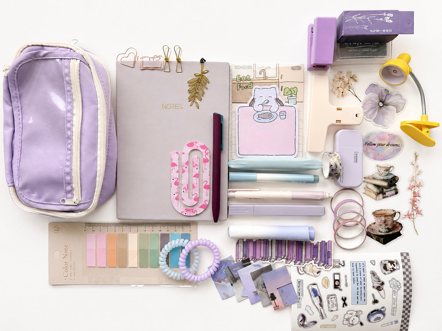 Cozy Purple Stationery Bundle