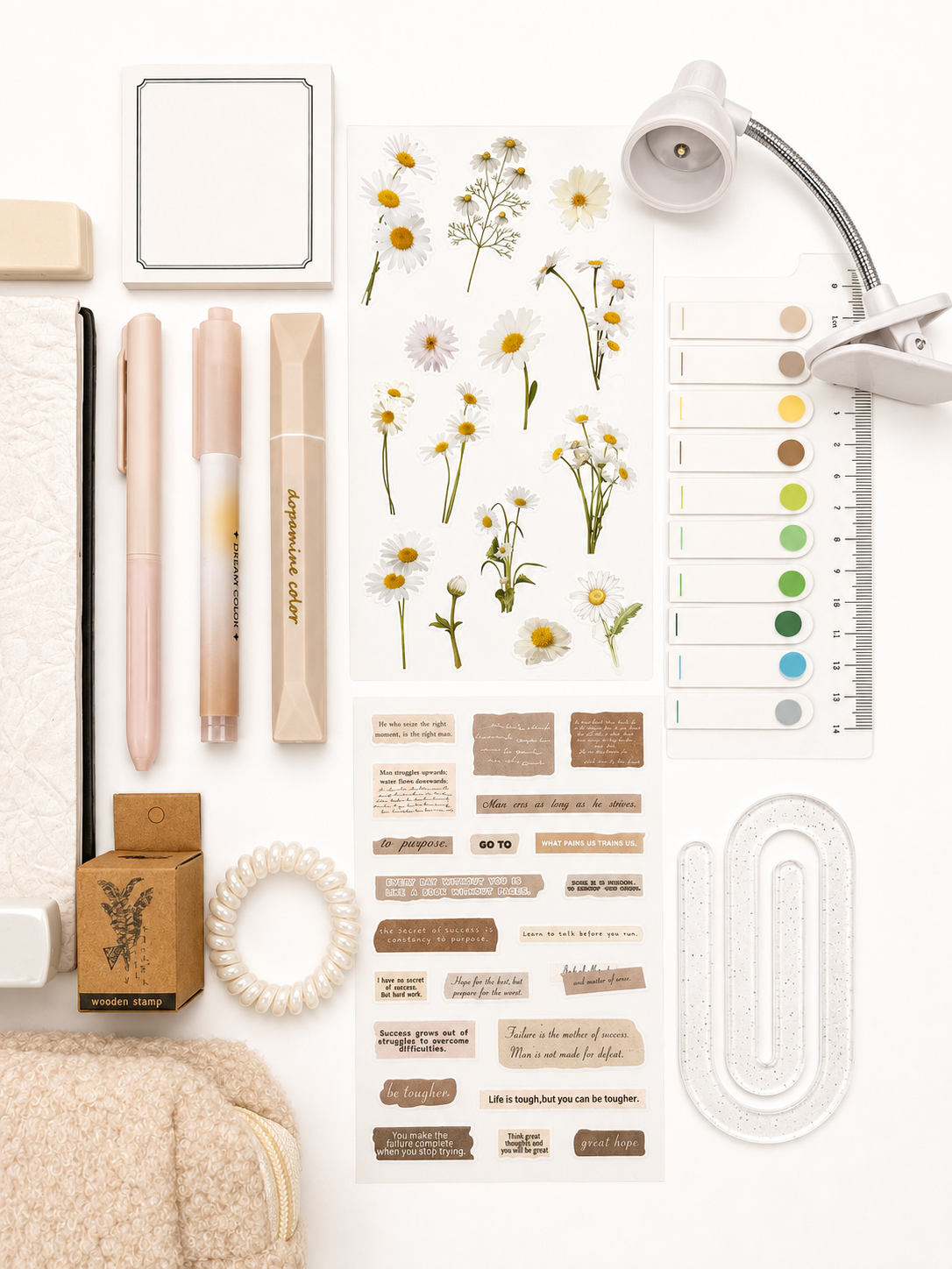 🤍 Cozy Neutral Stationery Box