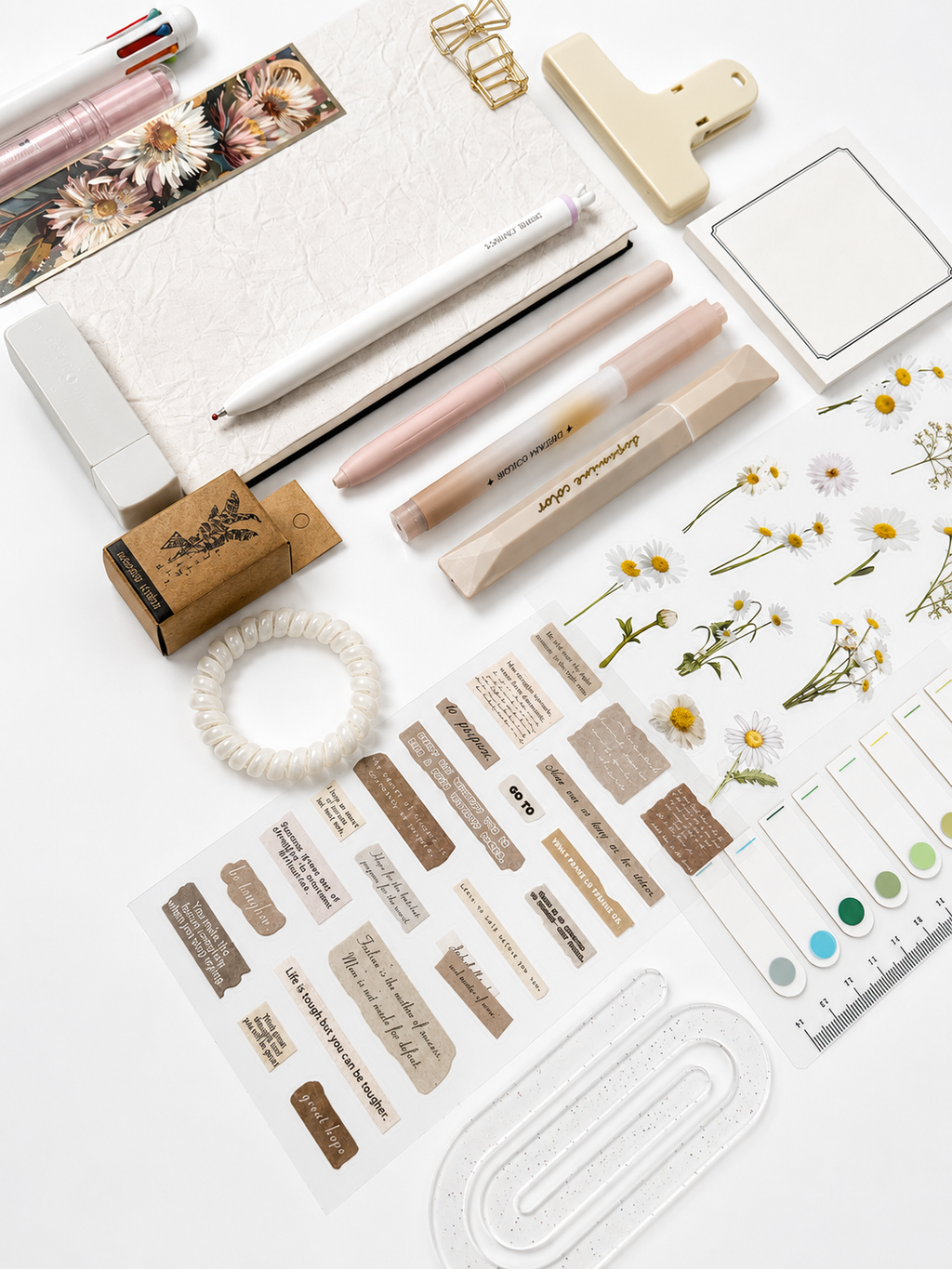 🤍 Cozy Neutral Stationery Box