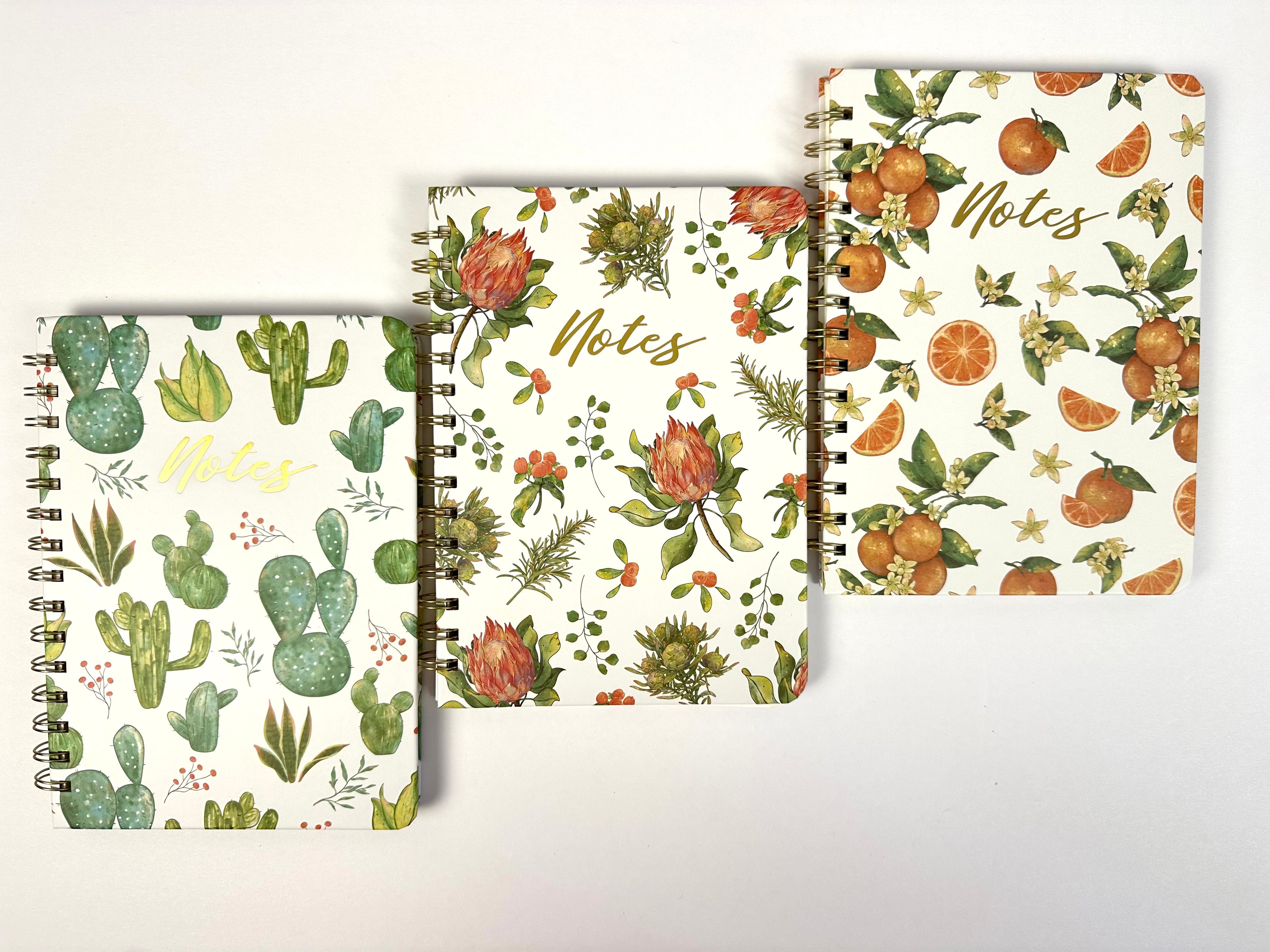 Botanical Notebook 🌵🪷🍊