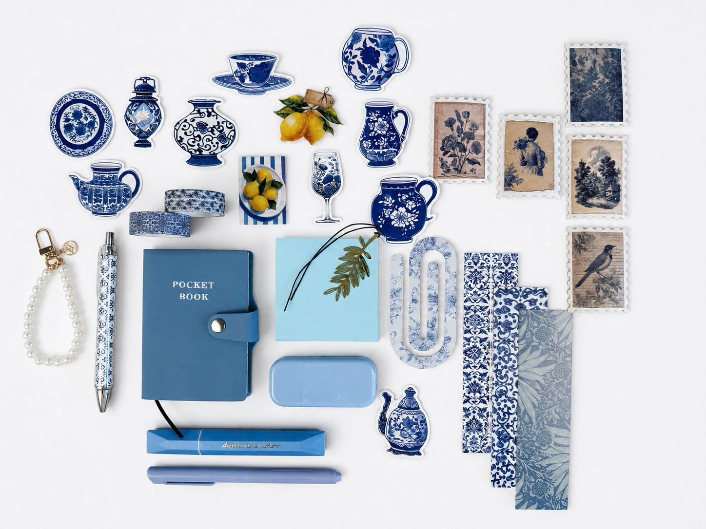 Blue Porcelain Stationery Box 💙