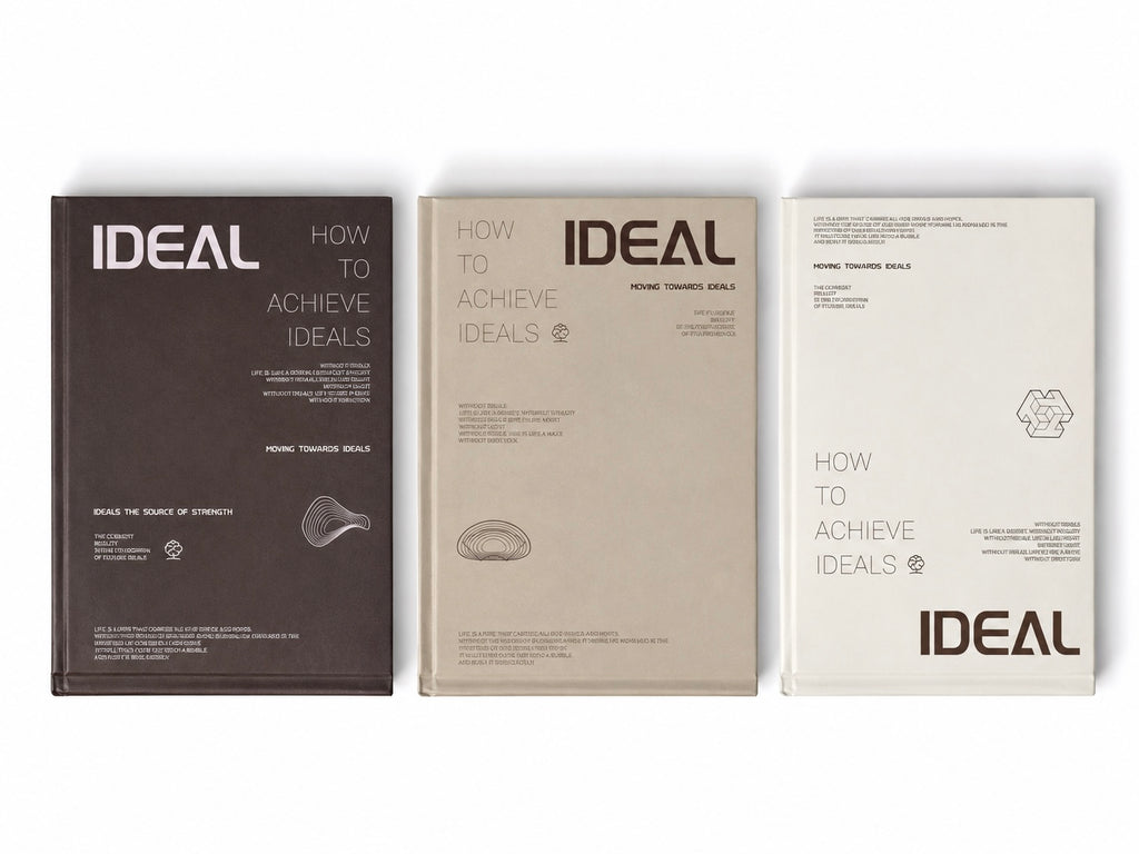 Minimalist Hardcover Notebook – IDEAL 🤎