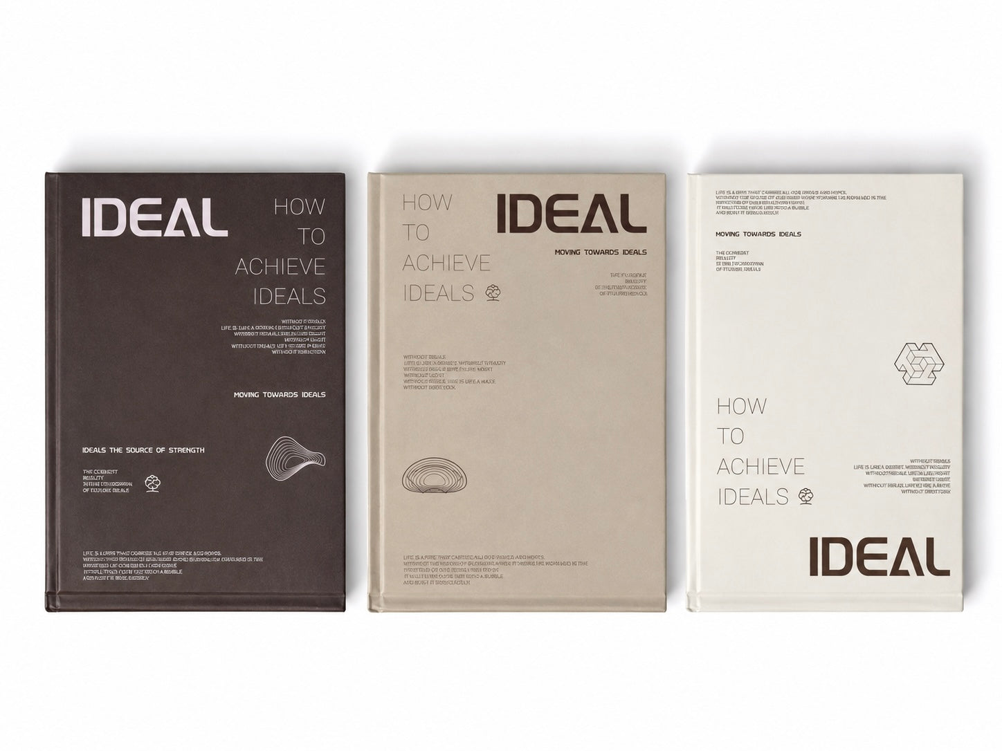 Minimalist Hardcover Notebook – IDEAL 🤎