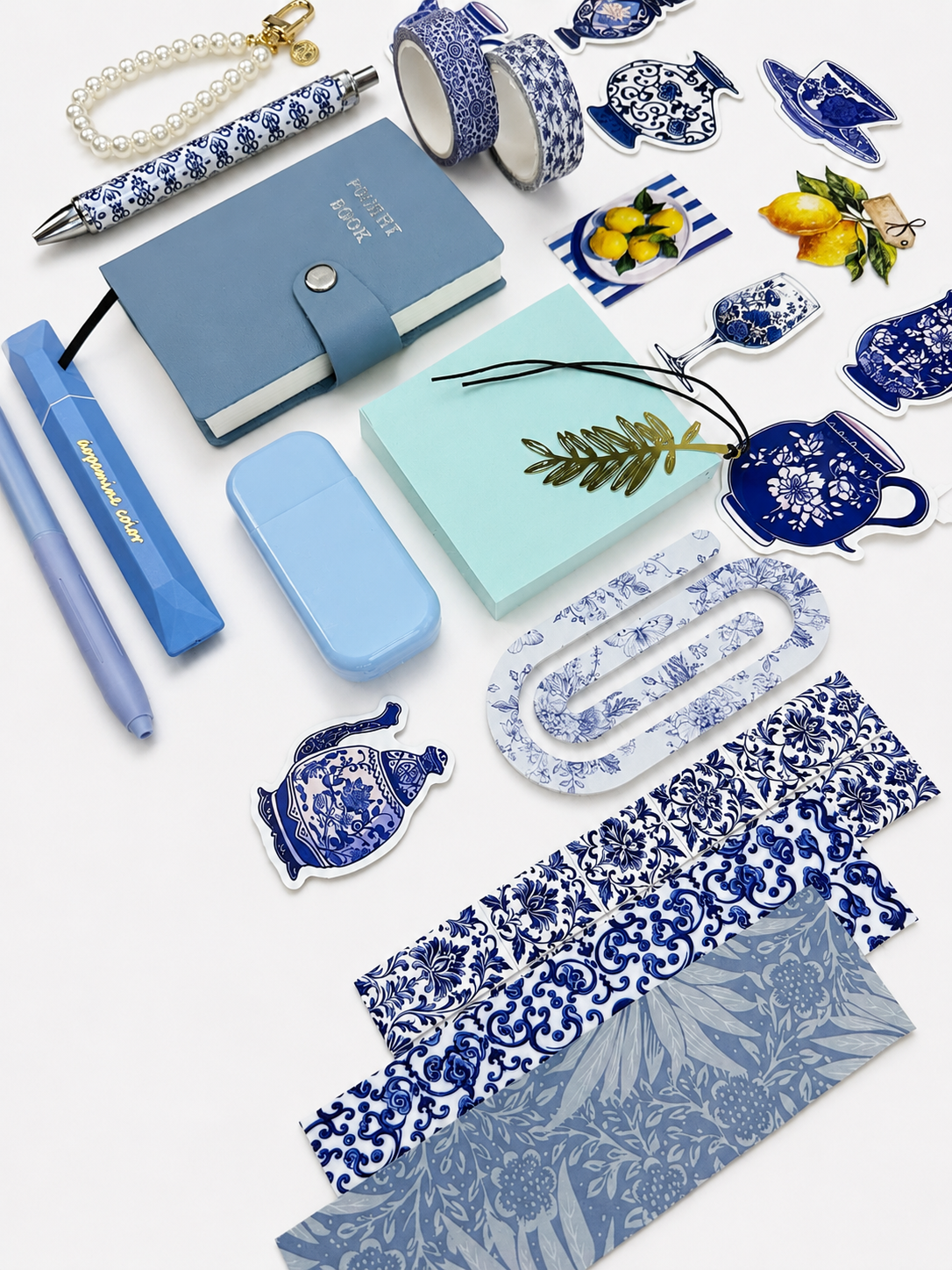 Blue Porcelain Stationery Box 💙