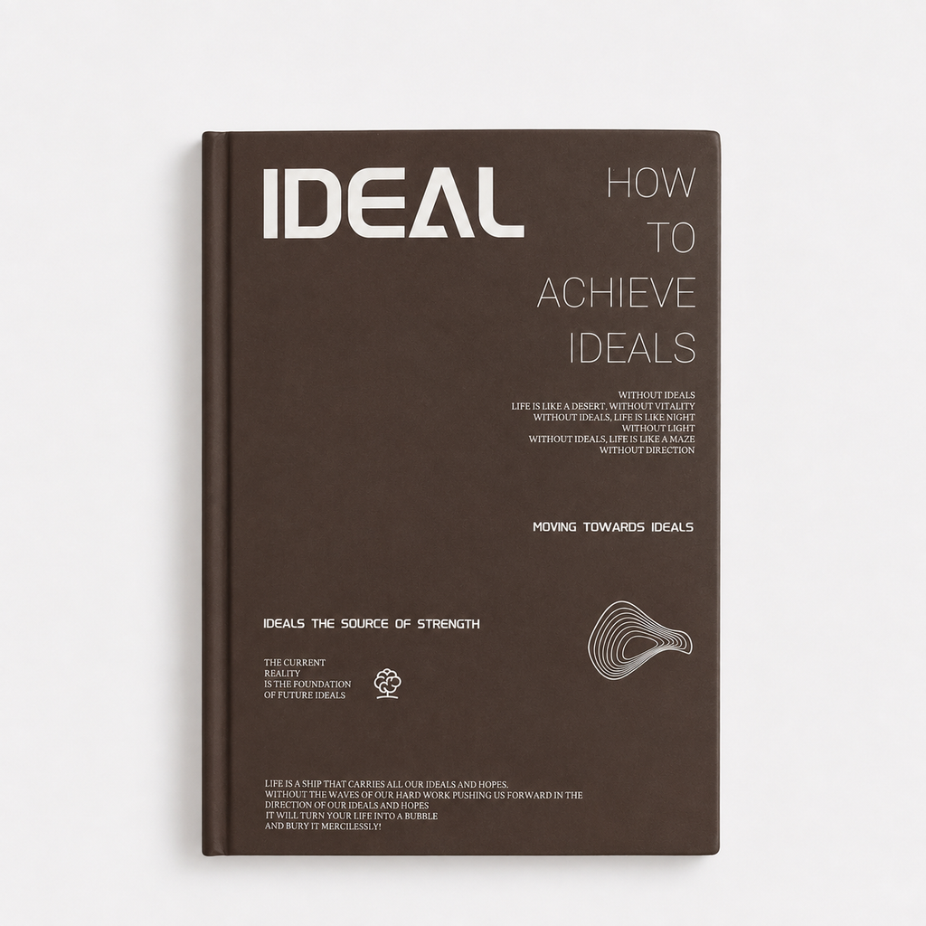 Minimalist Hardcover Notebook – IDEAL 🤎